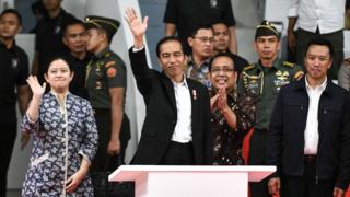 Presiden Joko Widodo meresmikan geudng Istora Senayan, 28 Januari 2018.