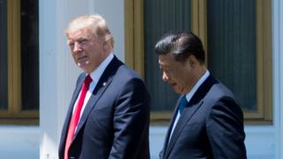 ドナルド・トランプ米大統領と習近平中国国家主席