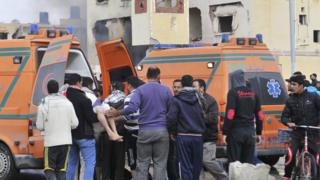 صورة أرشيفية لانفجار بمدينة العريش