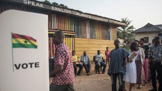 Les électeurs ghanéens