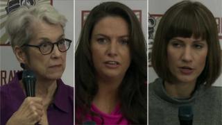 (L-R) Jessica Leeds, Samantha Holvey, and Rachel Crook