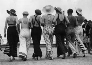 Pyjamas at the beach
