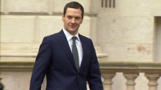 George Osborne leaving the Treasury