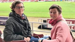 playwrights Susanne Thomas and Sophie Jump