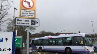 The new signs near Queen Alexandra Hospital