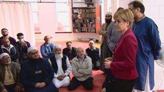 Nicola Sturgeon at Dundee Central Mosque