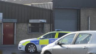The building in which the man's body was found