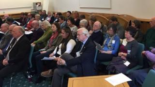People in attendance at the public inquiry
