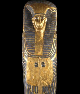 The coffin of the "Qurna queen"