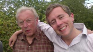 Sir David and his son Miles Frost