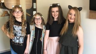 Katie, Scarlett, Naomi and Ellie (left to right)