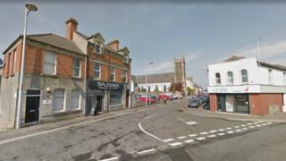 The robbery happened at William St in Portadown on Friday