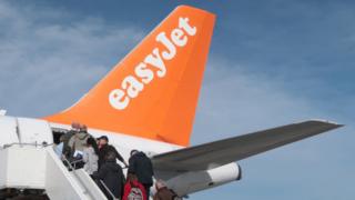 An Easyjet plane