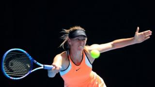 Мария Шарапова на Открытом чемпионате Австралии в январе 2016 года