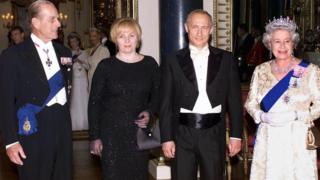 Королева Єлизавета і президент Росії
