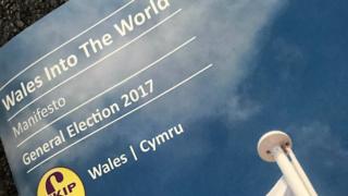 UKIP's Welsh manifesto cover