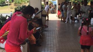 Cuban use one of the wi-fi hotspots to go online. File photo