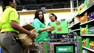 Trabajadores de Walmart