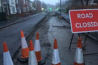 Scene of gas leak in Hatfield House Lane, Sheffield