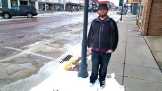 Josh Harms in Sibley, Iowa