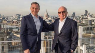 Bob Iger and Rupert Murdoch