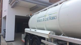 Severn Trent Water lorry