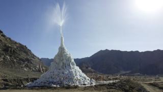 Ice Stupa in Ladakh