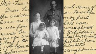 Clarence Chessum and family