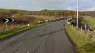 Boig Road at Nith Bridge