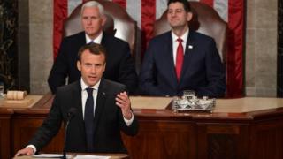 Emmanuel Macron in Congress