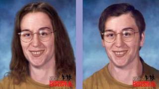 Artists depictions of missing Canadian man Edgar Latulip