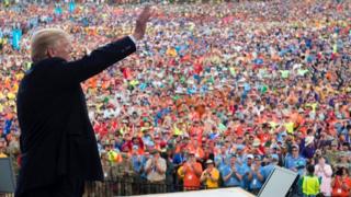 Donald Trump at the Jamboree