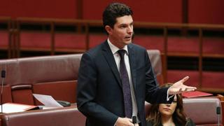 Scott Ludlam speaks in the Australian Senate