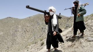 Wasu mayakan Taliban a lardin Herat a 2016