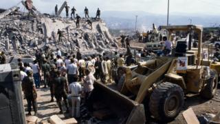 Beirut bomb aftermath