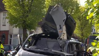Van explosion