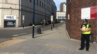 Scene of the stabbing