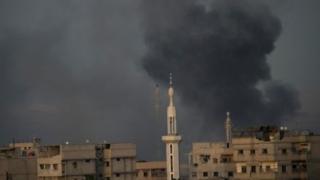 Luguden wuta a gabashin garin Ghouta