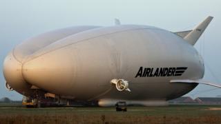 The 302ft (92m) long Airlander 10 aircraft is now back on the airfield ahead of more test flights