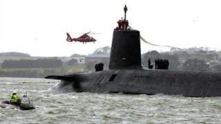Nuclear submarine HMS Vanguard