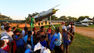 A statue in Uganda of Benjamin Netanyahu's brother Jonathan, who was killed in the Entebbe raid