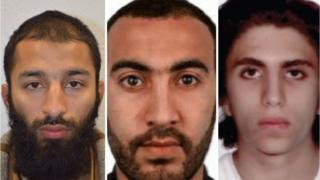 Londra Polisi üç saldırgan fotoğrafı