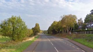 The A465 in Pandy