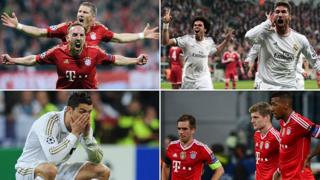 Imágenes de los partidos entre Real Madrid y Bayern