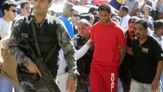 Bruno Fernandes alipokamatwa na polisi mwaka 2010