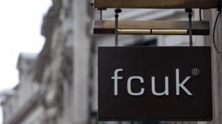 French Connection FCUK sign