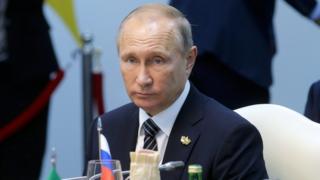 Владимир Путин на саммите БРИКС в индийском штате Гоа