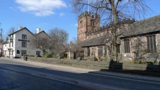 St Mary's Parish Church on High Street, Cheadle