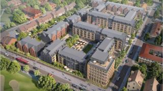 Proposed student hall off James Wolfe Road