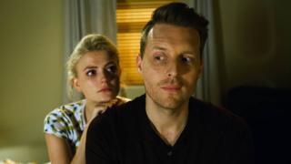 Lucy Fallon and Christopher Harper in Coronation Street